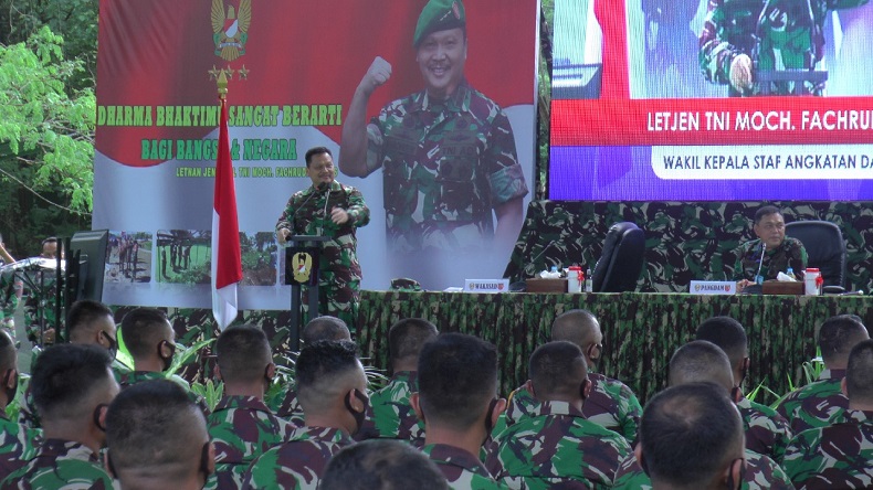 Wakasad TNI Janjikan Kenaikan Pangkat Bagi Personel BKO yang Jadi Prajurit Organik