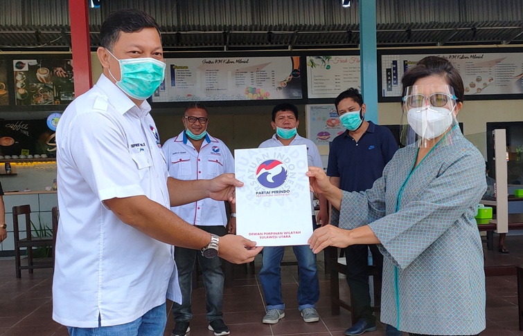 11 DPC Perindo Dukung Penuh Bapaslon JPAR-AI di Pilwako Manado