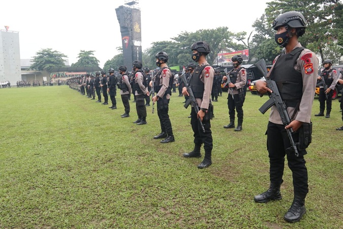 Polda Sumut Kirim 400 Personel Brimob ke Jakarta