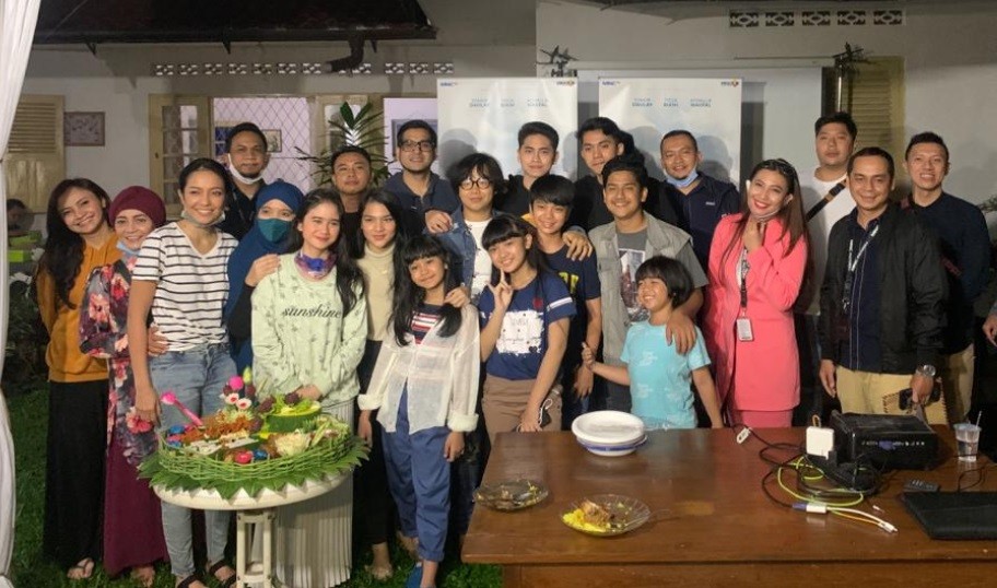 Topan dan Aisyah Tayang Perdana di MNCTV, Pemain dan Kru Gelar Syukuran