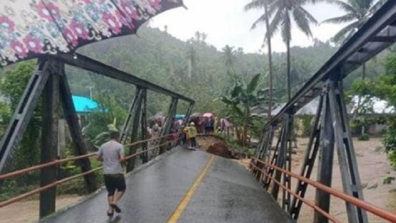 16 Desa di Bolsel Diterjang Banjir dan Longsor, 1 Jembatan Putus