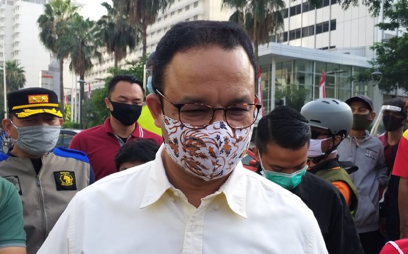 PSBB Diperketat, Anies Sebut Kasus Aktif Covid-19 Menurun