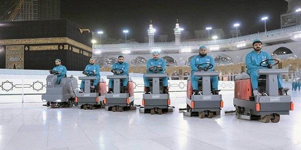 Jelang Haji 2020, Masjidil Haram Disterilisasi 10 Kali Sehari