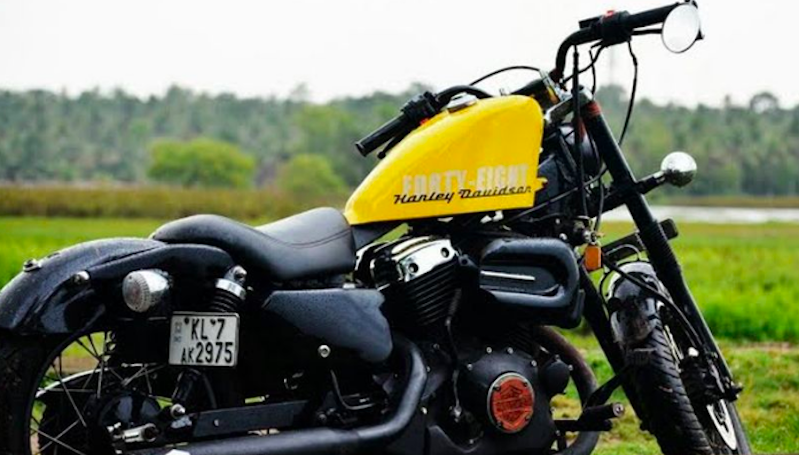 Pria Asal India Modifikasi Motor Yamaha 125 Cc Jadi Harley Davidson