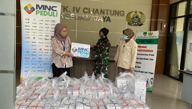 MNC Peduli Kirimkan Makan Siang kepada RS Kesdam Jaya Cijantung