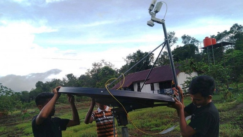 Atasi Sulit Sinyal, Jaringan Internet Terpasang di 250 Titik di Pasaman 