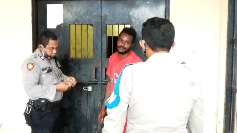 Polisi Amankan Pemuda Mabuk yang Bikin Onar di Mimika