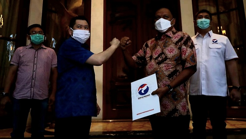 Gubernur Sulut Olly Dondokambey Jemput SK Dukungan Perindo, HT: Track Record Terbukti