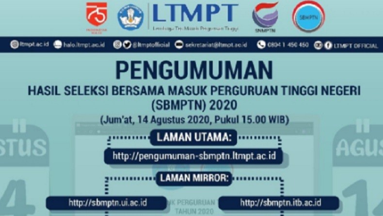 Ini Pertimbangan Pengumuman Hasil SBMPTN Dipercepat