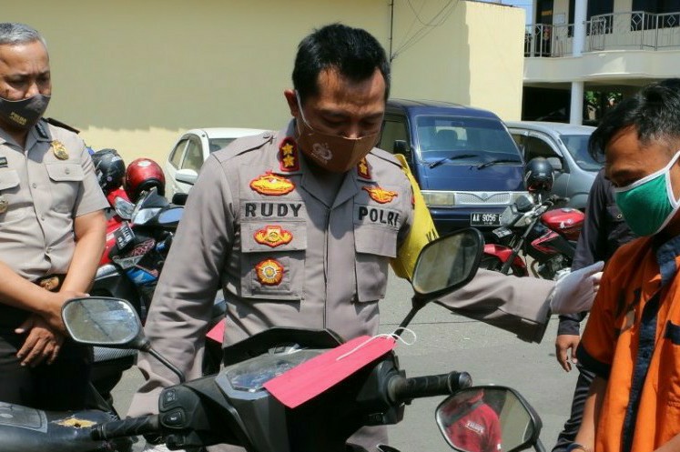 Apes, Pedagang Sayur di Kebumen Tepergok Curi Motor Gegara Tak Bisa Nyalakan Mesin