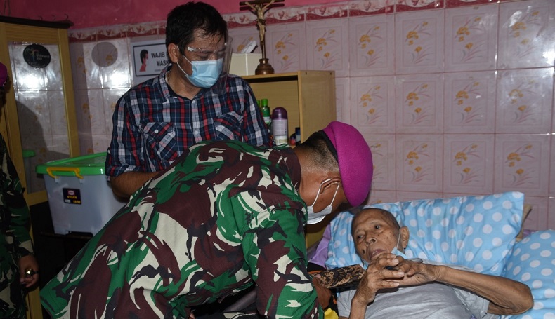 Dankormar Kunjungi Evert Julius Ven Kandou, si Pengangkat Jenazah 7 Pahlawan Revolusi