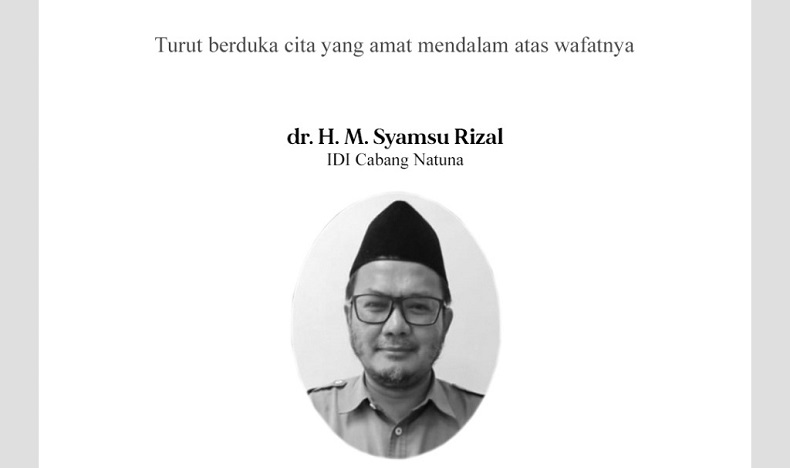 Kabar Duka, Dokter di Kepulauan Natuna Meninggal Dunia Positif Covid-19