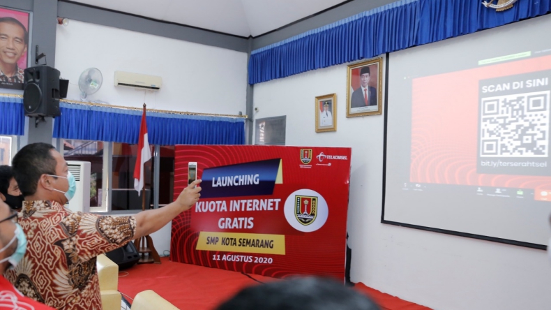 37.000 Pelajar di Semarang Dapat Kuota Internet Gratis