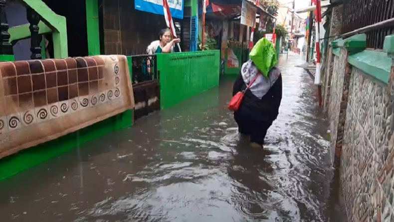Hujan Deras, Sejumlah Kawasan Jakarta Kembali Banjir