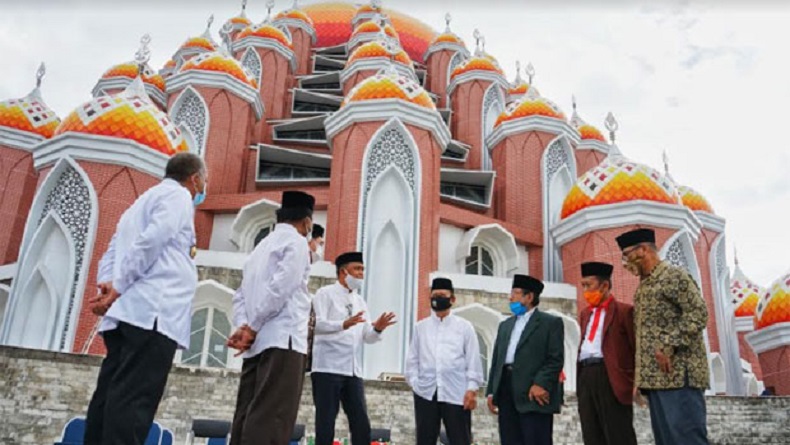 Masjid 99 Kubah Makassar Ditarget Selesai sebelum Ramadhan 2021
