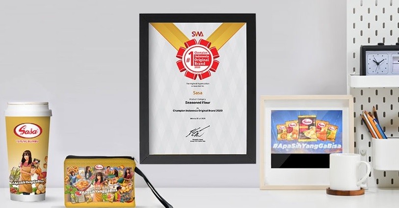 Sasa Tepung Bumbu Raih Penghargaan Original Brand Award 2020