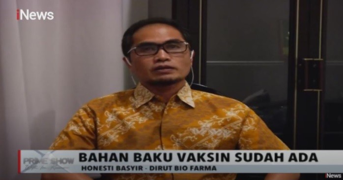 Indonesia Dianggap Kelinci Percobaan Vaksin Covid-19 dari China, Dirut Bio Farma: Justru Ini Peluang Bagus