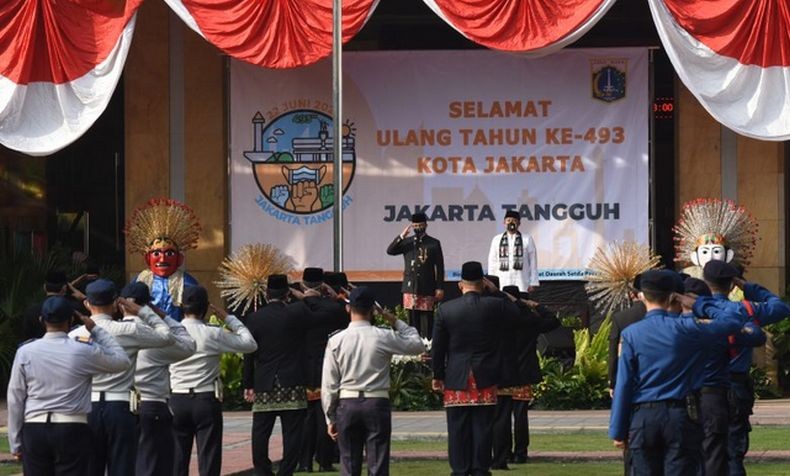 Upacara HUT RI di Balai Kota DKI Hanya Diikuti Maksimal 100 Orang