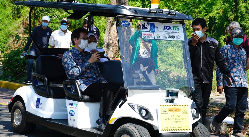 i-Car, Mobil Listrik Buatan ITS Ini Bisa Melaju Sendiri Tanpa Pengemudi
