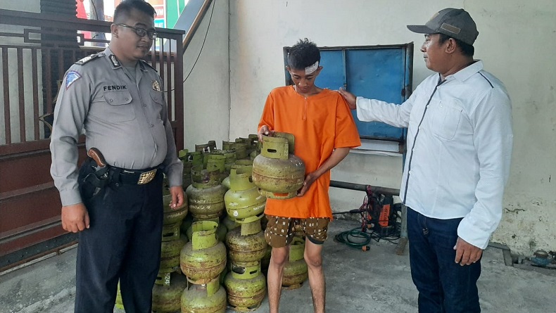 Curi Tabung Elpiji untuk Biaya Nikah, Pemuda Tuban Ditangkap di Gresik