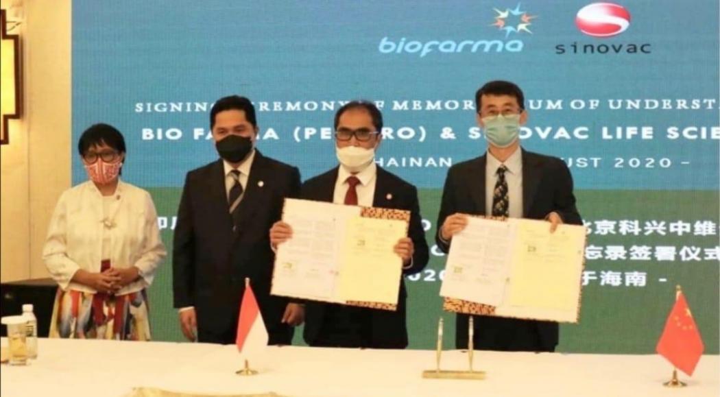 Erick Thohir dan Menlu Kunjungi China, Bahas Pembuatan Vaksin Covid-19