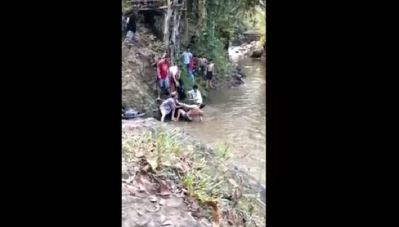 Pelajar Ditemukan Tewas di Sungai Curug Teduh Gegerkan Warga Tasikmalaya