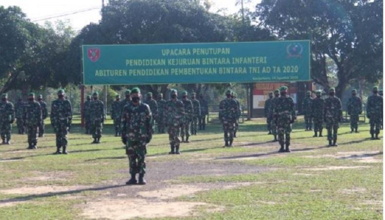 Rindam Mulawarman Cetak 117 Prajurit Infanteri di Tengah Pandemi Covid-19