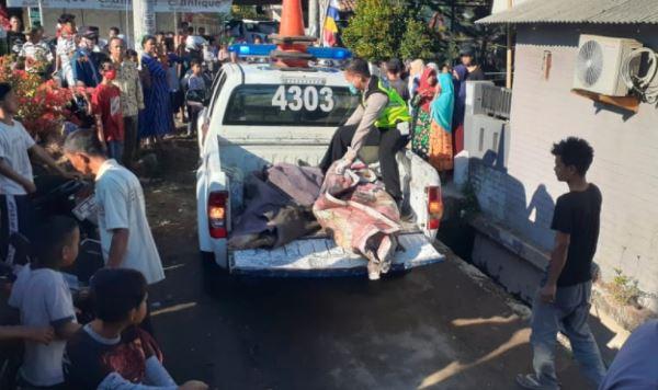 Tragis, Pasutri Tewas Ditabrak KA Kamandaka usai Pulang dari Pasar di Tegal