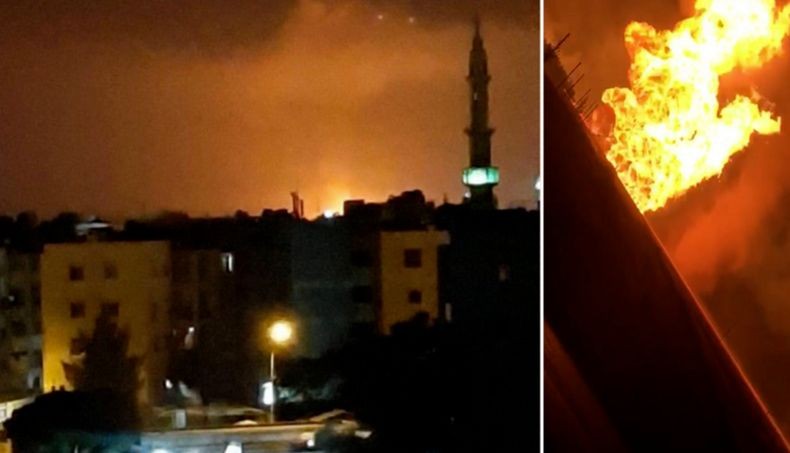 Pipa Gas Meledak Diduga akibat Serangan Teroris, Suriah Gelap Gulita