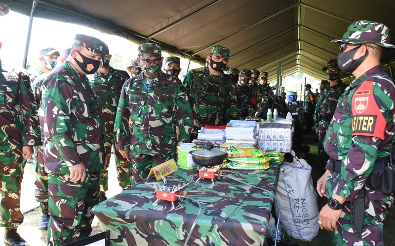 Cek Yonif 407/PK Jelang Pamtas RI-Malaysia, Asops Panglima TNI: Bukan Hanya Cari Patok