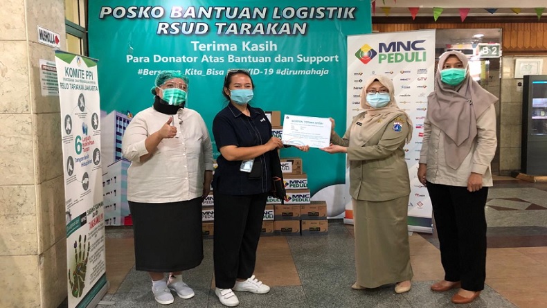 MNC Peduli Salurkan Minuman Yoghurt kepada RSUD Tarakan dan RSUD Tanah Abang