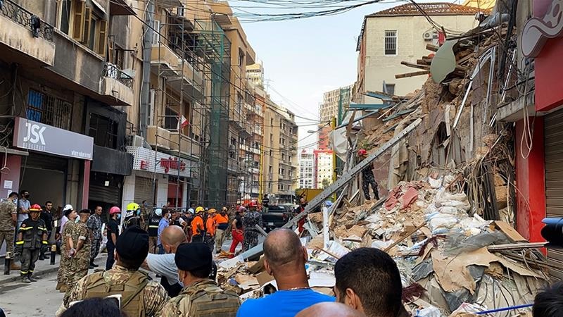 Tanda Kehidupan Terdeteksi di Bawah Runtuhan Gedung Sebulan setelah Ledakan Beirut