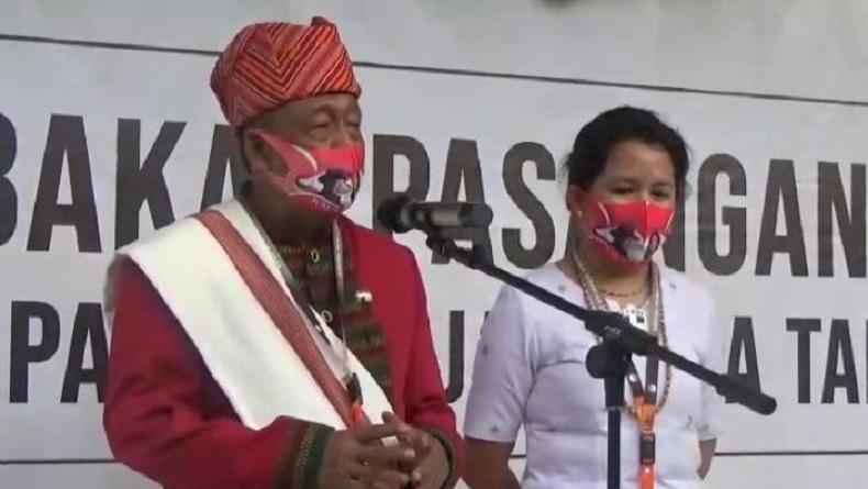 Pilkada Toraja Utara, Kalatiku Paembonan-Eta Rimba Paslon Pertama Daftar ke KPU 