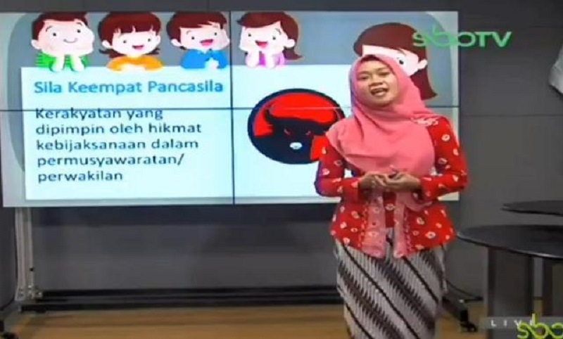 Viral Lambang Sila ke-4 Pancasila Diganti Logo PDIP, Ini Kata Kadindik Surabaya