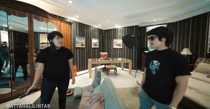 Atta Halilintar Jodohkan Adik dengan Amanda Caesa, Thoriq Halilintar Salah Tingkah