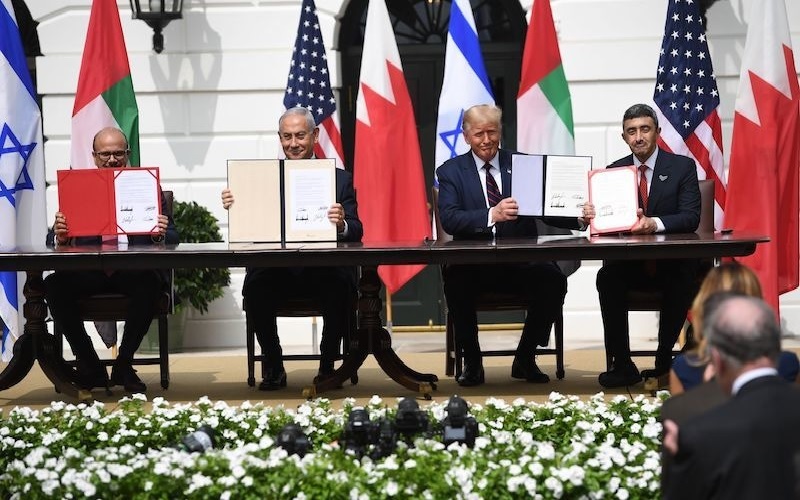 UEA dan Bahrain Tandatangani Normalisasi Hubungan Diplomatik dengan Israel di Gedung Putih