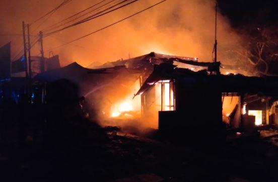Pasar Cepogo Boyolali Terbakar Diduga akibat Korsleting Listrik