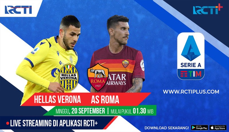 Live di RCTI+, Ini Prediksi Verona Vs AS Roma, Minggu (20/9/2020) Dini Hari WIB