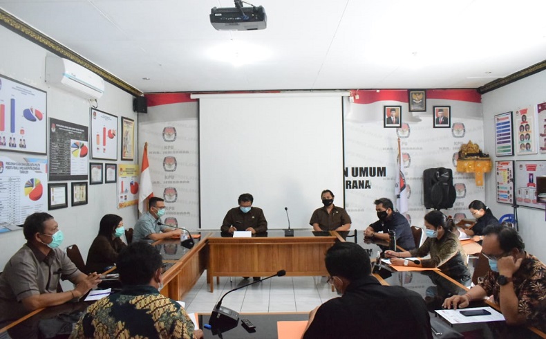 KPU Jembrana Pastikan Pilkada Diikuti 2 Pasangan Calon
