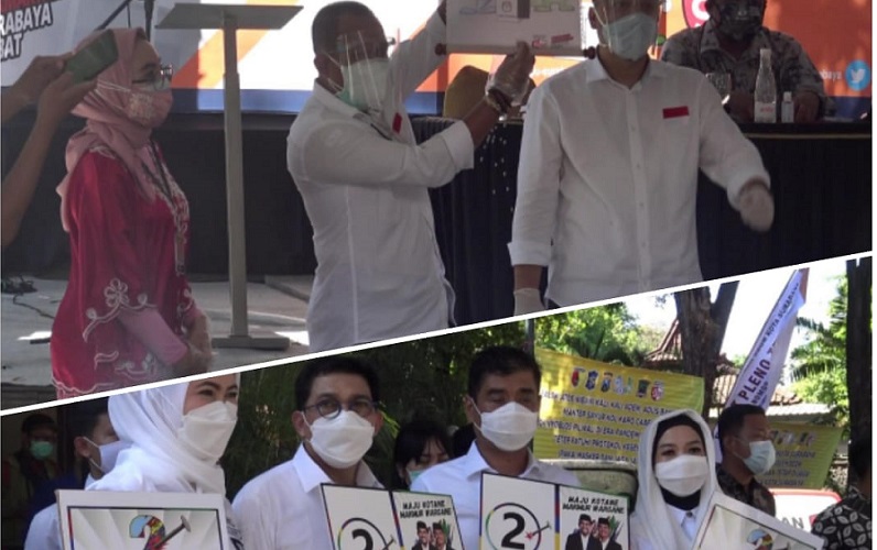 Eri Cahyadi Sebut Nomor 1 Pemberian Allah, Machfud: Nomor 2 Simbol Kemenangan