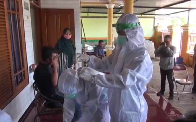 Buntut Acara Dangdutan, Anggota Keluarga Wakil Ketua DPRD Kota Tegal Dites Swab