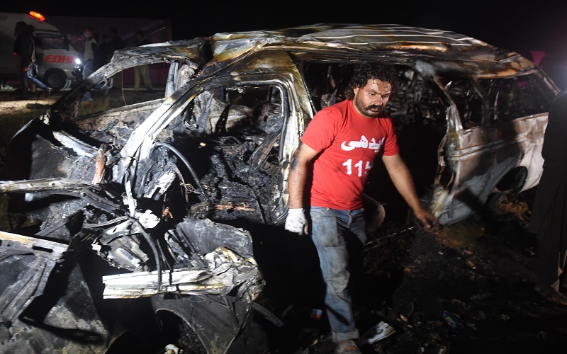 Diduga Tabung Gas di Mobil Van Bocor, 15 Penumpang Hangus Terbakar