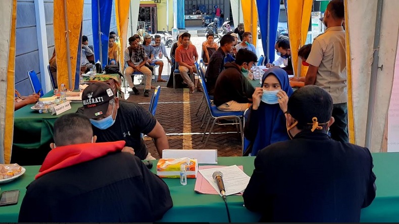 Ratusan Warga Kota Ternate Terjaring Operasi Yustisi Covid-19, Denda Terkumpul Rp29 Juta