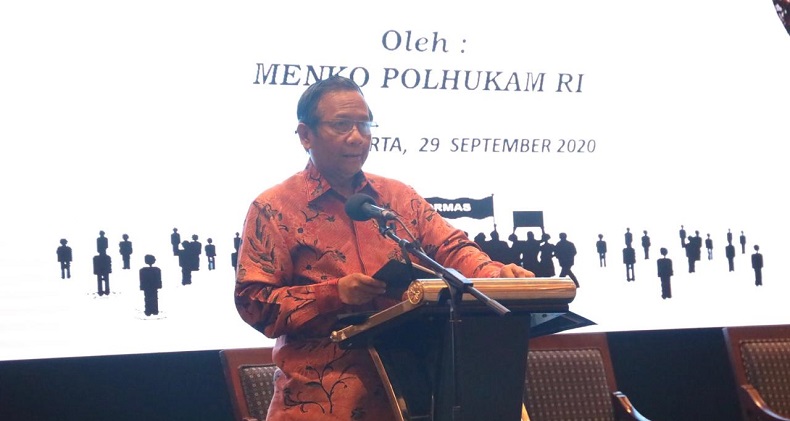 Mahfud MD: Masker dan Tempat Cuci Tangan Boleh Jadi Media Kampanye