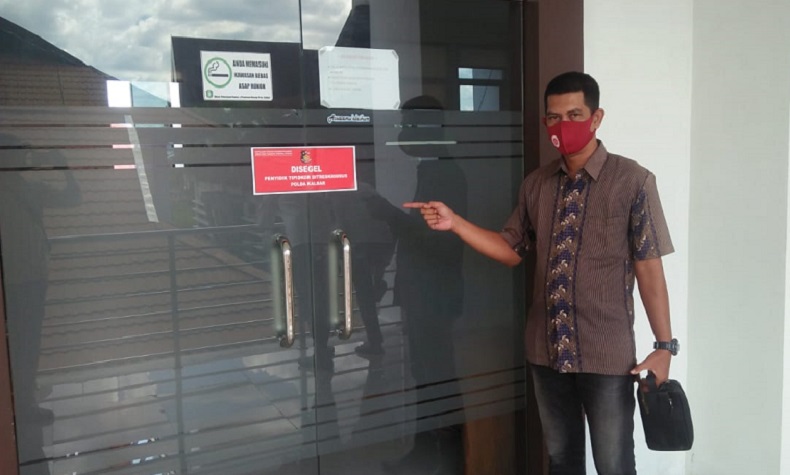 Polda Kalbar Segel Kantor Dinas PUPR terkait Dugaan Korupsi Pembangunan Jalan
