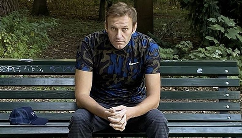 Demonstran Rusia Minta Alexei Navalny Dibebaskan
