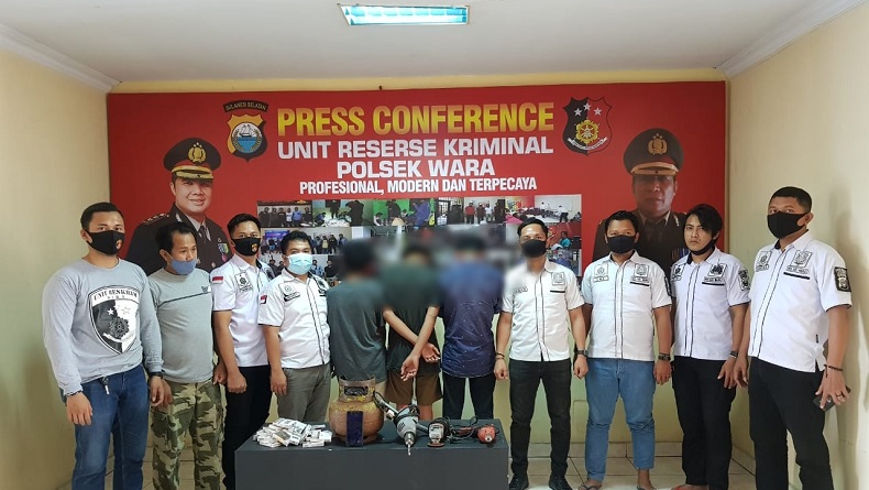 Polisi Tangkap Komplotan Maling di Palopo, Ternyata Berstatus Pelajar
