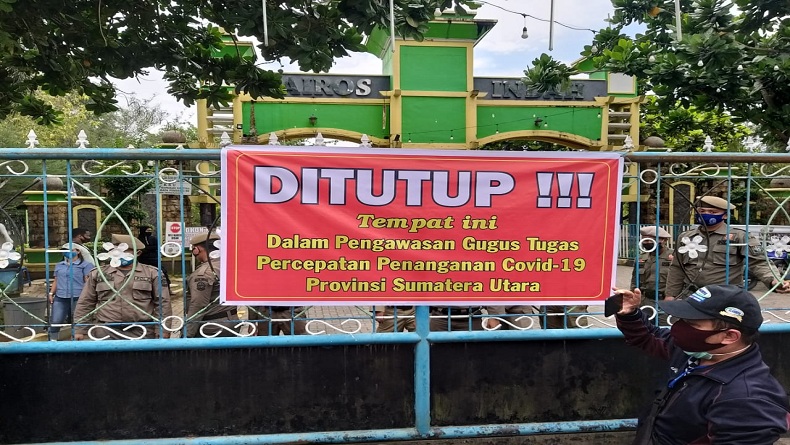 Gugus Tugas Covid-19 Sumut Tutup Waterpark Hairos usai Viral Pesta Kolam