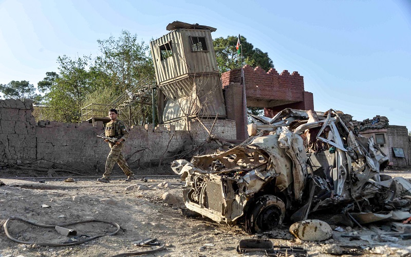 Pembicaraan Damai Afghanistan-Taliban Diwarnai Bom Bunuh Diri, 8 Tewas serta 28 Orang Luka
