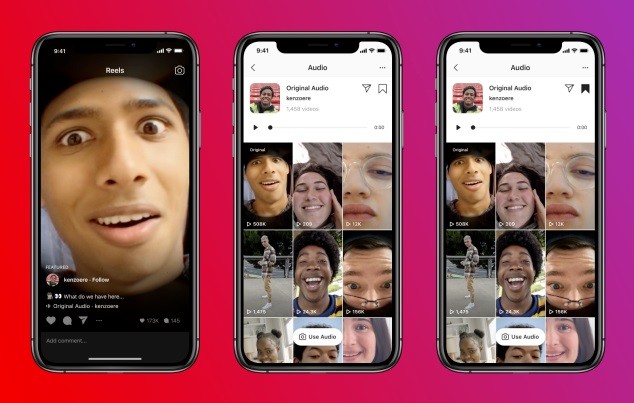 Instagram Bikin Audio di Reels Mirip TikTok